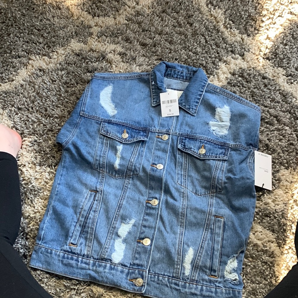 Distressed Denim Jacket